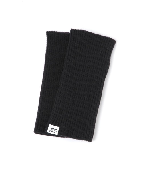 FOUND GOOD（ファウンドグッド）の「ニットアームウォーマー（アームカバー・レディース・ブルー系5/グレー系8/オレンジ系5/ブラック・FREE）」の2枚目の写真