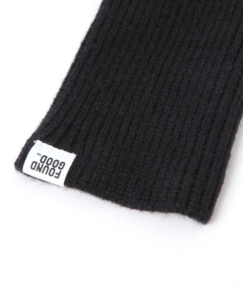 FOUND GOOD（ファウンドグッド）の「ニットアームウォーマー（アームカバー・レディース・ブルー系5/グレー系8/オレンジ系5/ブラック・FREE）」の8枚目の写真