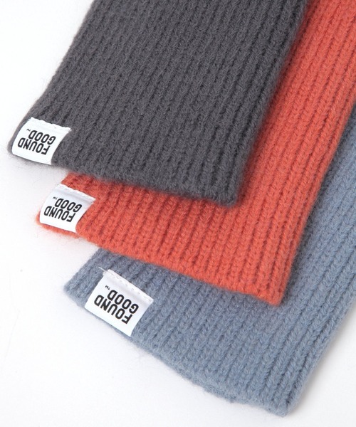 FOUND GOOD（ファウンドグッド）の「ニットアームウォーマー（アームカバー・レディース・ブルー系5/グレー系8/オレンジ系5/ブラック・FREE）」の10枚目の写真