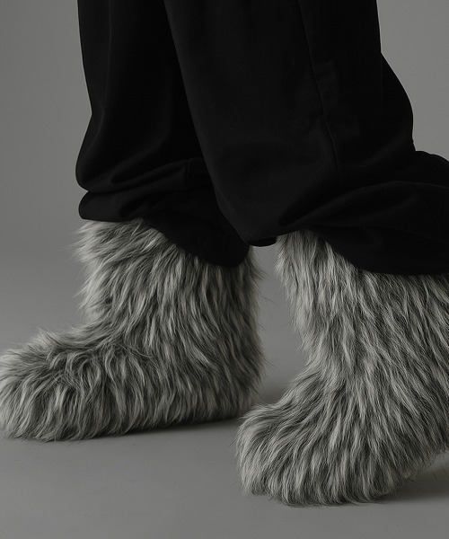 セール】エコファーモンスターミドルブーツ（ブーツ）｜there is