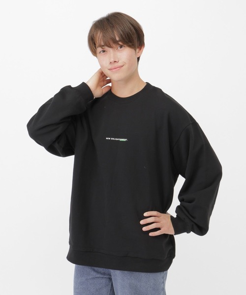 GLOBAL WORK（グローバルワーク）の「USAユニセックスグラフィックスウェット/AND YUA ANY/581104（スウェット・キッズ・ブラック系9/グレイッシュベージュ/カーキ/オフホワイト/ブラック系/ホワイト・SMALL/MEDIUM/LARGE）」の3枚目の写真