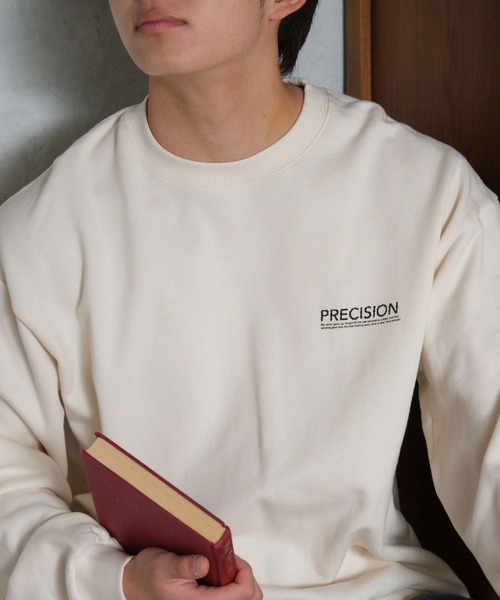 GLOBAL WORK（グローバルワーク）の「USAユニセックスグラフィックスウェット/AND YUA ANY/581104（スウェット・キッズ・ブラック系9/グレイッシュベージュ/カーキ/オフホワイト/ブラック系/ホワイト・SMALL/MEDIUM/LARGE）」の12枚目の写真