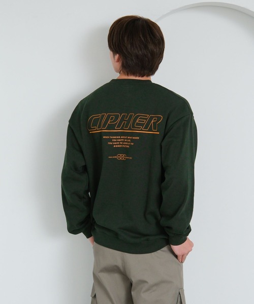 GLOBAL WORK（グローバルワーク）の「USAユニセックスグラフィックスウェット/AND YUA ANY/581104（スウェット・キッズ・ブラック系9/グレイッシュベージュ/カーキ/オフホワイト/ブラック系/ホワイト・SMALL/MEDIUM/LARGE）」の19枚目の写真