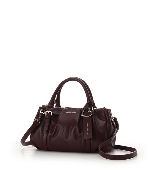 Samantha Thavasa（サマンサタバサ）の「タックデザインソフトレザーハンドバッグ（ハンドバッグ・レディース・ピンクベージュ/ブラック/オフホワイト/ワインレッド・FREE）」の17枚目の写真