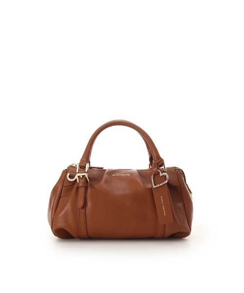 Samantha Thavasa（サマンサタバサ）の「タックデザインソフトレザーハンドバッグ（ハンドバッグ・レディース・ピンクベージュ/ブラック/オフホワイト/ワインレッド/キャメル/ライトブルー・FREE）」の5枚目の写真