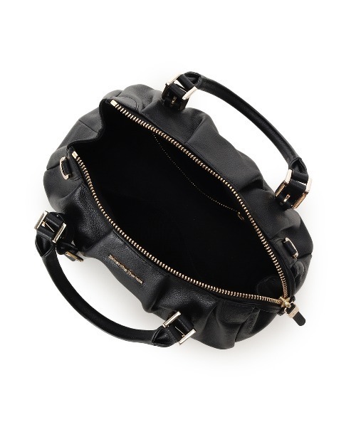 Samantha Thavasa（サマンサタバサ）の「タックデザインソフトレザーハンドバッグ（ハンドバッグ・レディース・ピンクベージュ/ブラック/オフホワイト/ワインレッド・FREE）」の8枚目の写真