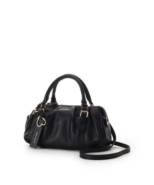 Samantha Thavasa（サマンサタバサ）の「タックデザインソフトレザーハンドバッグ（ハンドバッグ・レディース・ピンクベージュ/ブラック/オフホワイト/ワインレッド・FREE）」の10枚目の写真