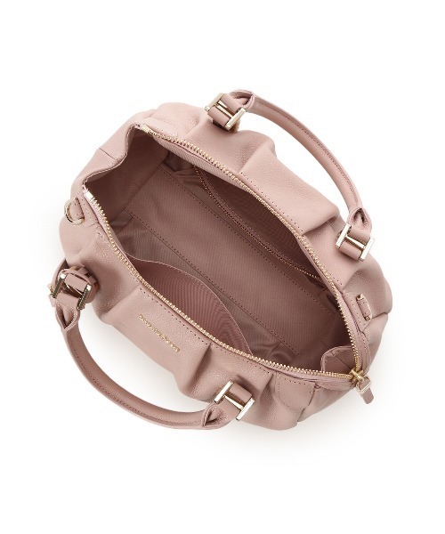 Samantha Thavasa（サマンサタバサ）の「タックデザインソフトレザーハンドバッグ（ハンドバッグ・レディース・ピンクベージュ/ブラック/オフホワイト/ワインレッド・FREE）」の15枚目の写真