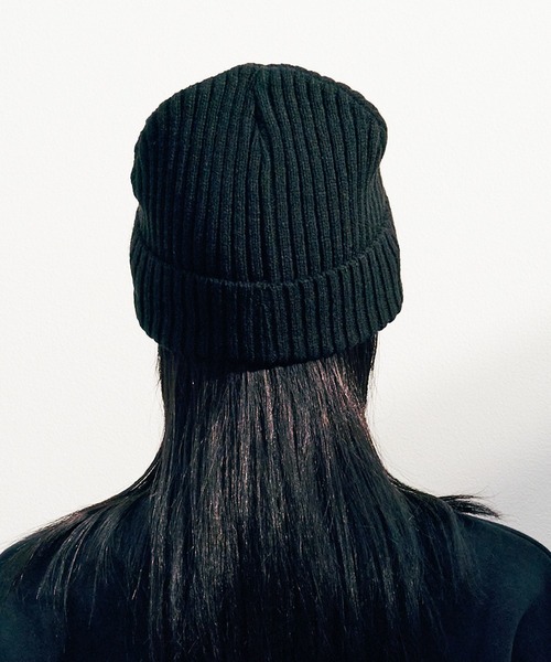 KELTY(ケルティ)の「KELTY URBAN EMBROIDERY KNIT CAP(ニットキャップ/ビーニー・メンズ・ブラック・FREE)」の4枚目の写真