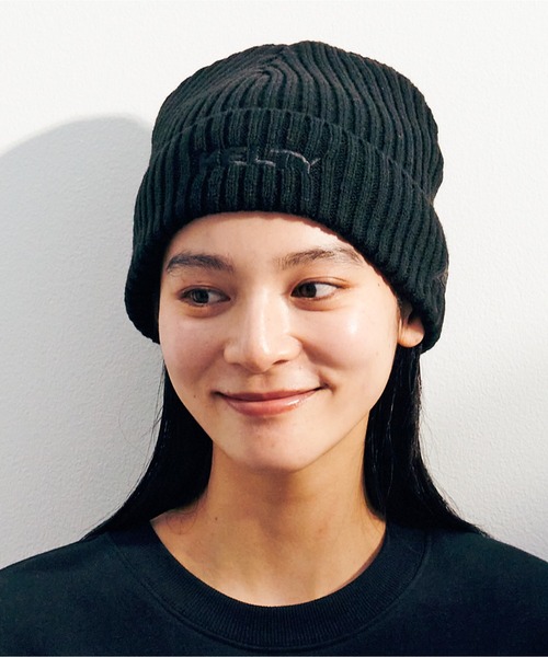 KELTY(ケルティ)の「KELTY URBAN EMBROIDERY KNIT CAP(ニットキャップ/ビーニー・メンズ・ブラック・FREE)」の2枚目の写真
