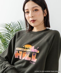 【DISCUS×HOT STUFF×Casper】キャラクタープリントスウェットトレーナー メンズ レディース ユニセックス