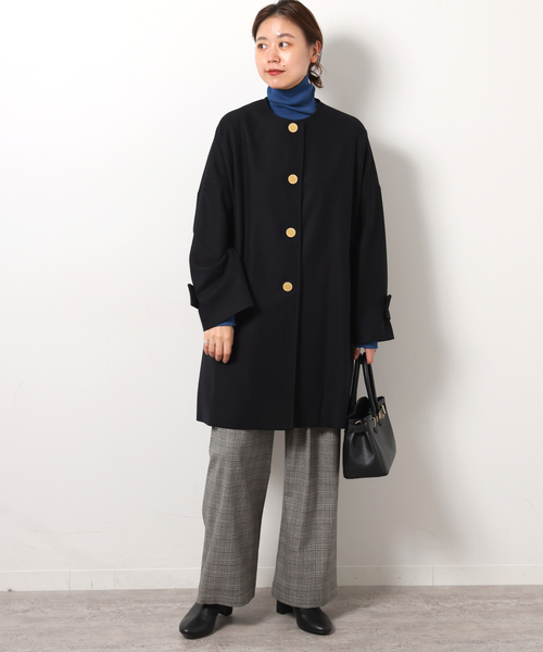 追加》別注【Traditional Weatherwear】MALTON N/C：ノーカラーコート