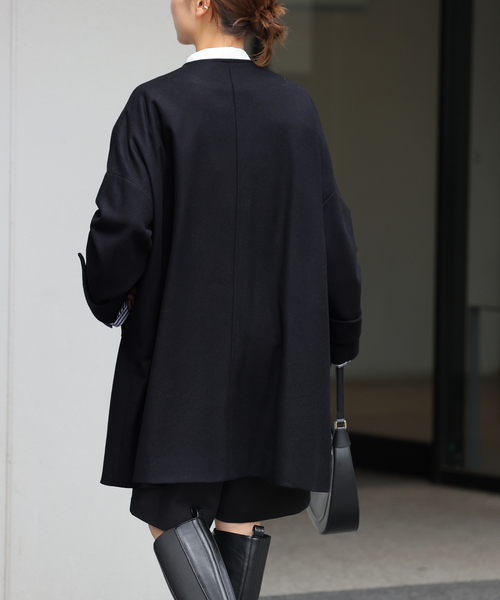 追加》別注【Traditional Weatherwear】MALTON N/C：ノーカラーコート