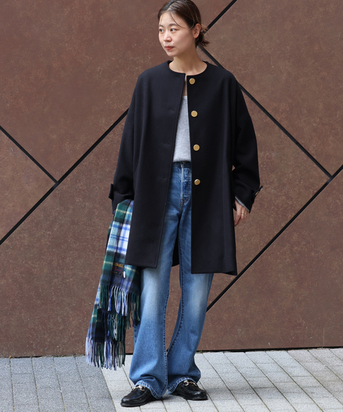 追加》別注【Traditional Weatherwear】MALTON N/C：ノーカラーコート