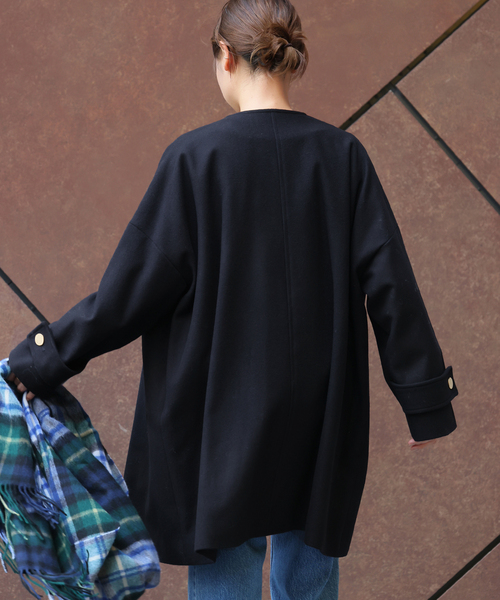 追加》別注【Traditional Weatherwear】MALTON N/C：ノーカラーコート