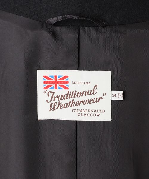 Traditional Weatherwear(トラディショナルウェザーウェア)の「《追加》別注【Traditional Weatherwear】MALTON N/C:ノーカラーコート(ノーカラーコート・レディース・ブラック/ネイビー・34)」の19枚目の写真