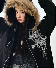 刺繍入り モッズコート モッズコート（刺繍）ファッション通販 - ZOZOTOWN