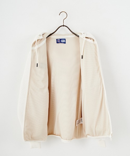 PARIS SAINT-GERMAIN/パリ・サン＝ジェルマン] PSGロゴ刺繍 ボアフード