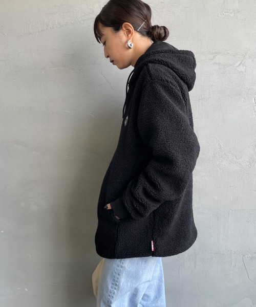 PARIS SAINT-GERMAIN（パリサンジェルマン）の「[PARIS SAINT-GERMAIN/パリ・サン＝ジェルマン] PSGロゴ刺繍 ボアフードジャケット（その他アウター・メンズ・ブラック/ベージュ・M/L）」の18枚目の写真