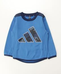 adidas（アディダス）の「アディダス adidas  カモ柄 レギュラーフィット フリース スウェットシャツ（スウェット・キッズ）」