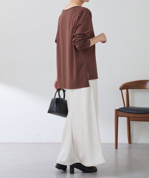 COLLAGE GALLARDAGALANTE（コラージュガリャルダガランテ）の「グリッターロゴロンT（Tシャツ/カットソー・レディース・ブラウン/オフホワイト/ミント・FREE）」の6枚目の写真