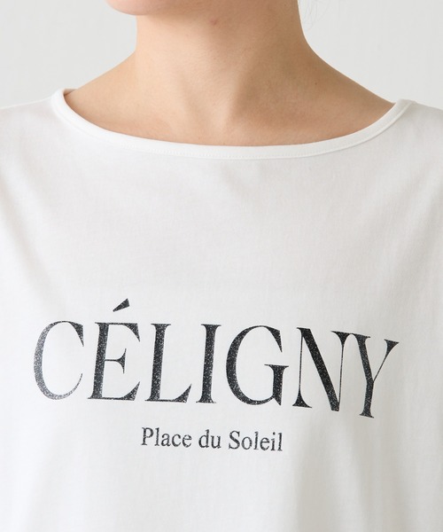 COLLAGE GALLARDAGALANTE（コラージュガリャルダガランテ）の「グリッターロゴロンT（Tシャツ/カットソー・レディース・ブラウン/オフホワイト/ミント・FREE）」の16枚目の写真