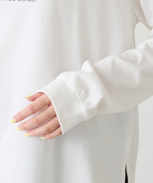 COLLAGE GALLARDAGALANTE（コラージュガリャルダガランテ）の「グリッターロゴロンT（Tシャツ/カットソー・レディース・ブラウン/オフホワイト/ミント・FREE）」の17枚目の写真