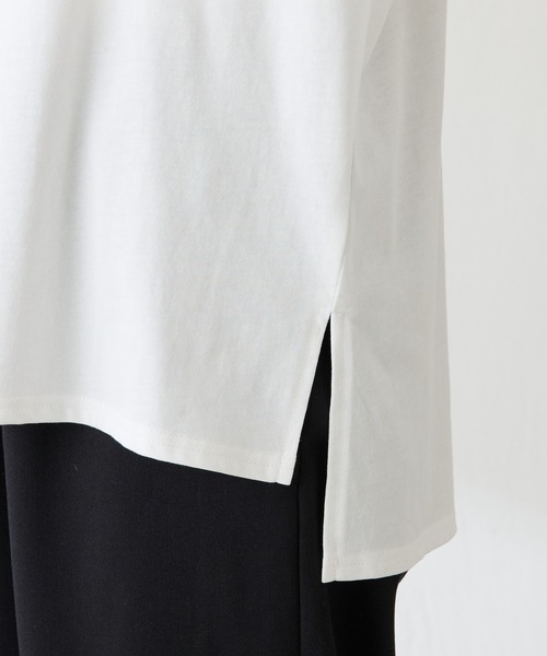 COLLAGE GALLARDAGALANTE（コラージュガリャルダガランテ）の「グリッターロゴロンT（Tシャツ/カットソー・レディース・ブラウン/オフホワイト/ミント・FREE）」の4枚目の写真