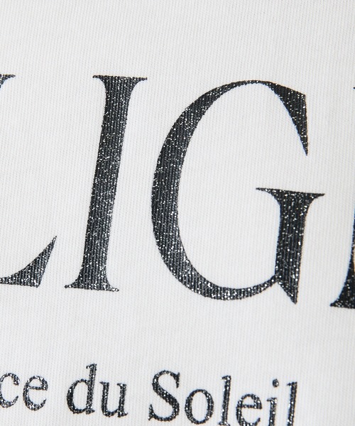COLLAGE GALLARDAGALANTE（コラージュガリャルダガランテ）の「グリッターロゴロンT（Tシャツ/カットソー・レディース・ブラウン/オフホワイト/ミント・FREE）」の8枚目の写真