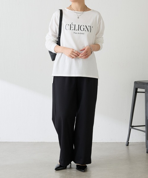 COLLAGE GALLARDAGALANTE（コラージュガリャルダガランテ）の「グリッターロゴロンT（Tシャツ/カットソー・レディース・ブラウン/オフホワイト/ミント・FREE）」の18枚目の写真