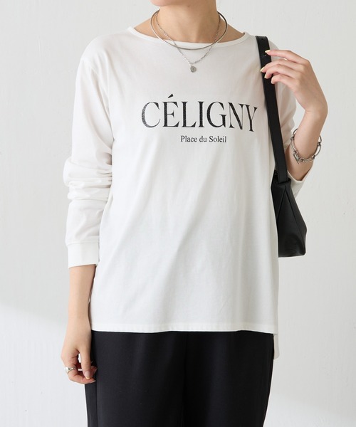 COLLAGE GALLARDAGALANTE（コラージュガリャルダガランテ）の「グリッターロゴロンT（Tシャツ/カットソー・レディース・ブラウン/オフホワイト/ミント・FREE）」の20枚目の写真