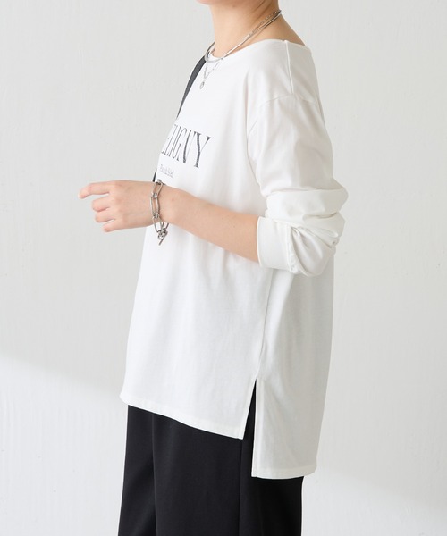 COLLAGE GALLARDAGALANTE（コラージュガリャルダガランテ）の「グリッターロゴロンT（Tシャツ/カットソー・レディース・ブラウン/オフホワイト/ミント・FREE）」の21枚目の写真