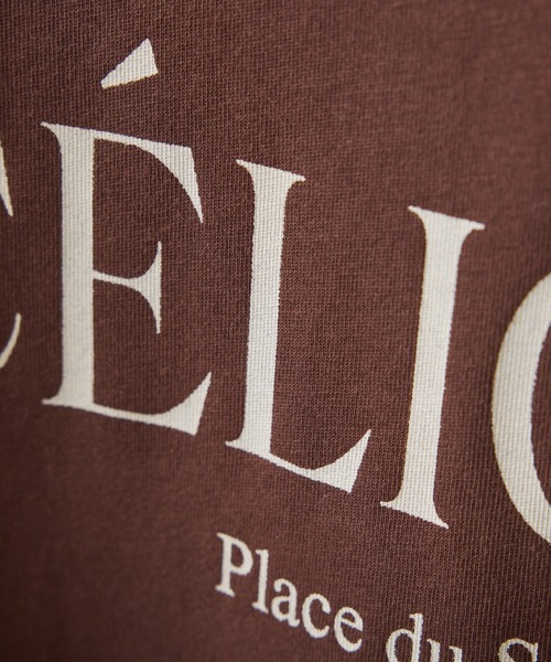 COLLAGE GALLARDAGALANTE（コラージュガリャルダガランテ）の「グリッターロゴロンT（Tシャツ/カットソー・レディース・ブラウン/オフホワイト/ミント・FREE）」の12枚目の写真