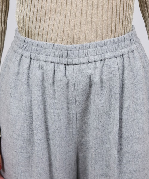 ROPE'（ロペ）の「ウールフランネルタックイージーパンツ/イージーケア・セットアップ対応（その他パンツ・レディース・ブラウン系その他2/ライトグレー/ダークブラウン/ピンク/ブラック・36/38）」の10枚目の写真