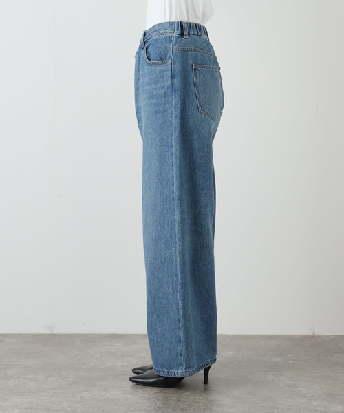 journal standard L'essage（ジャーナルスタンダードレサージュ）の「12OZデニム5ポケットギャザーパンツ（デニムパンツ・レディース・ブラック/ブルー系その他・38/36）」の11枚目の写真