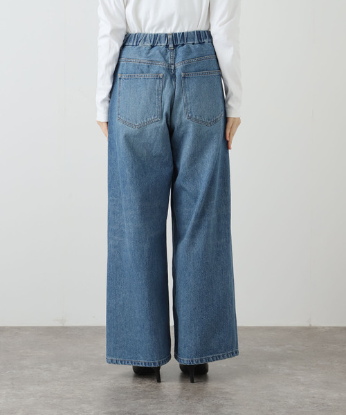 journal standard L'essage（ジャーナルスタンダードレサージュ）の「12OZデニム5ポケットギャザーパンツ（デニムパンツ・レディース・ブラック/ブルー系その他・38/36）」の15枚目の写真