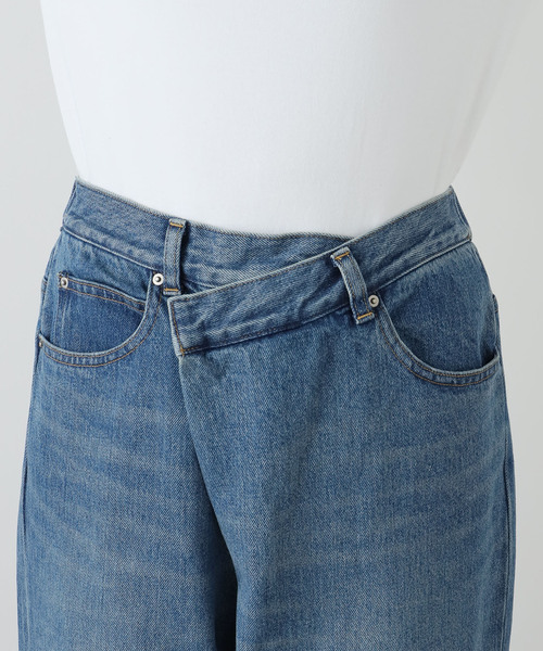 journal standard L'essage（ジャーナルスタンダードレサージュ）の「12OZデニム5ポケットギャザーパンツ（デニムパンツ・レディース・ブラック/ブルー系その他・38/36）」の13枚目の写真