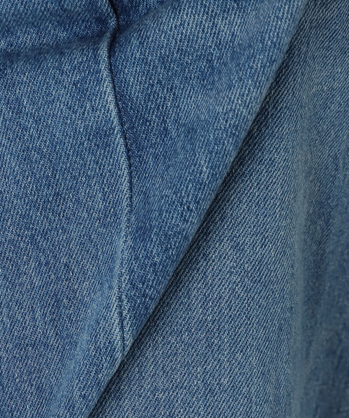 journal standard L'essage（ジャーナルスタンダードレサージュ）の「12OZデニム5ポケットギャザーパンツ（デニムパンツ・レディース・ブラック/ブルー系その他・38/36）」の10枚目の写真
