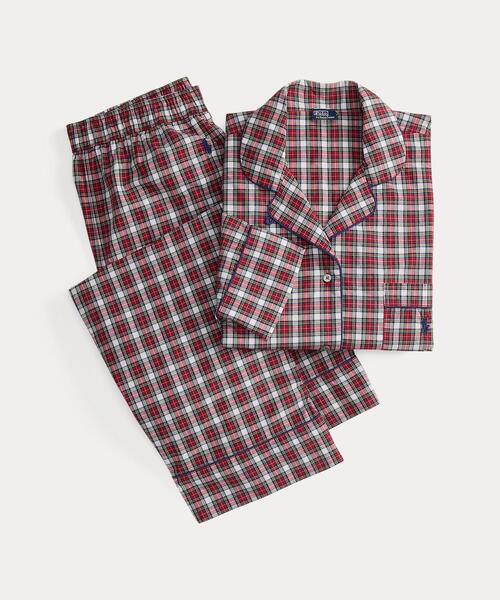 POLO RALPH LAUREN（ポロ ラルフ ローレン）の「チェック ロングスリーブ パジャマ セット（ルームウェア/パジャマ・レディース・レッド・XS/XL/S/M/L）」の8枚目の写真