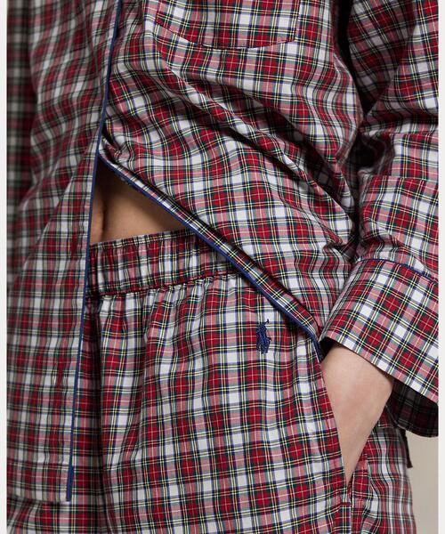 POLO RALPH LAUREN（ポロ ラルフ ローレン）の「チェック ロングスリーブ パジャマ セット（ルームウェア/パジャマ・レディース・レッド・XS/XL/S/M/L）」の4枚目の写真