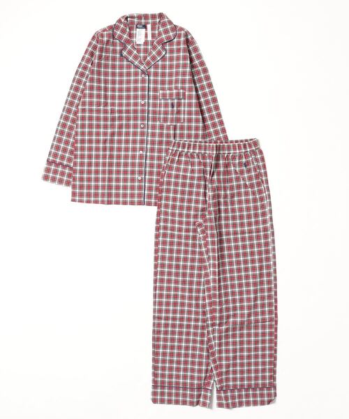 POLO RALPH LAUREN（ポロ ラルフ ローレン）の「チェック ロングスリーブ パジャマ セット（ルームウェア/パジャマ・レディース・レッド・XS/XL/S/M/L）」の3枚目の写真