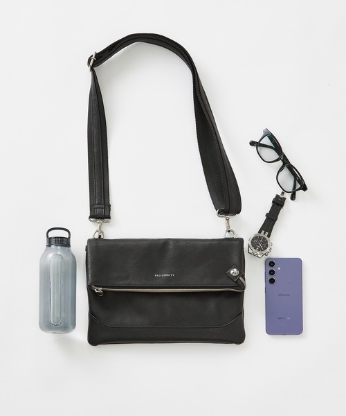 UNION STATION（ユニオンステーション）の「PRO-SPERITY別注 ２WAYショルダーバッグ（ショルダーバッグ・メンズ・ブラック/グレー・7）」の2枚目の写真