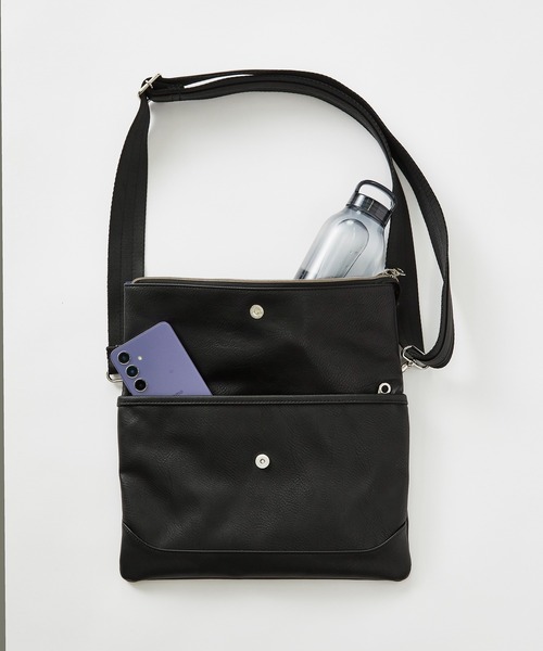 UNION STATION（ユニオンステーション）の「PRO-SPERITY別注 ２WAYショルダーバッグ（ショルダーバッグ・メンズ・ブラック/グレー・7）」の4枚目の写真