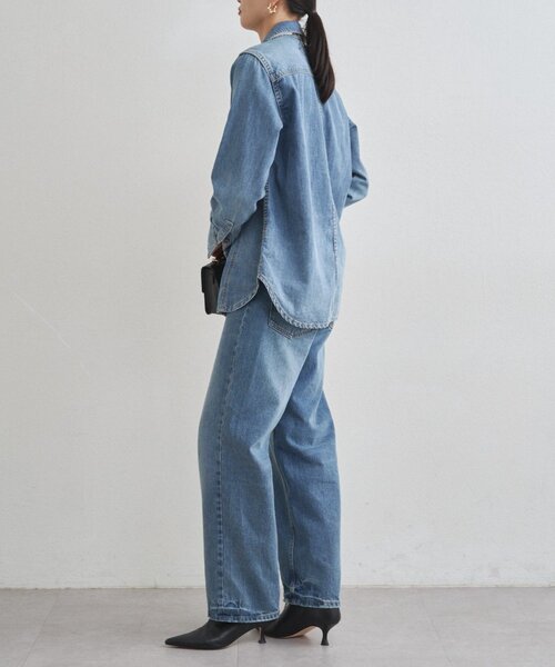 LOUNGEDRESS（ラウンジドレス）の「【20周年限定】ルーズデニムパンツ（デニムパンツ・レディース・ブルー・SMALL/MEDIUM）」の6枚目の写真