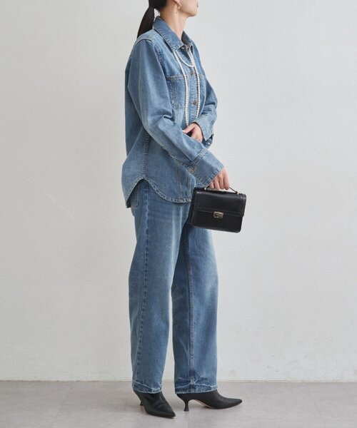 LOUNGEDRESS（ラウンジドレス）の「【20周年限定】ルーズデニムパンツ（デニムパンツ・レディース・ブルー・SMALL/MEDIUM）」の7枚目の写真