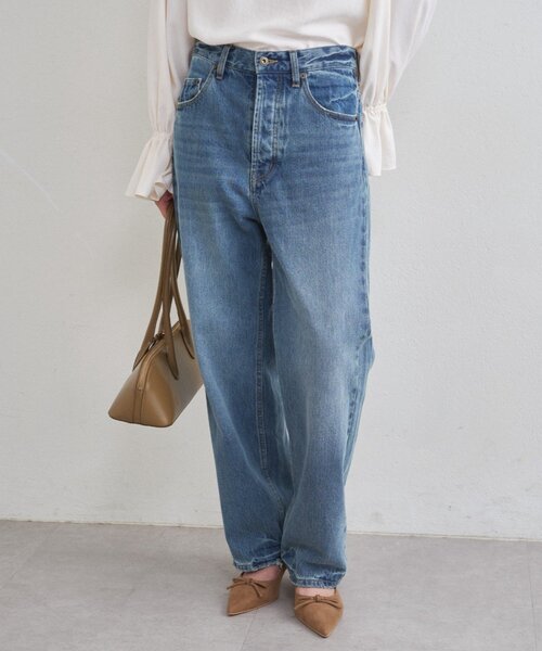 LOUNGEDRESS（ラウンジドレス）の「【20周年限定】ルーズデニムパンツ（デニムパンツ・レディース・ブルー・SMALL/MEDIUM）」の3枚目の写真