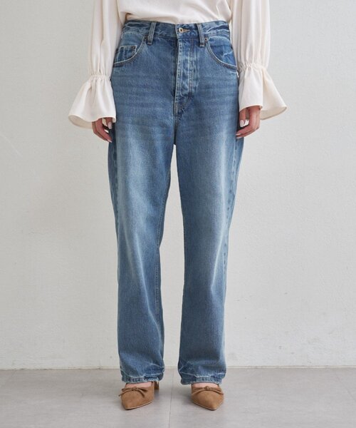 LOUNGEDRESS（ラウンジドレス）の「【20周年限定】ルーズデニムパンツ（デニムパンツ・レディース・ブルー・SMALL/MEDIUM）」の9枚目の写真