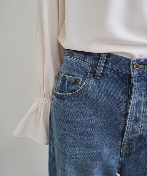 LOUNGEDRESS（ラウンジドレス）の「【20周年限定】ルーズデニムパンツ（デニムパンツ・レディース・ブルー・SMALL/MEDIUM）」の4枚目の写真