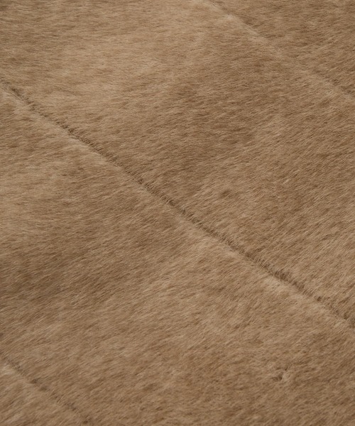 BARNYARDSTORM(バンヤードストーム)の「BARNYARDSTORM / ミンクライクコート(ブルゾン・レディース・ベージュ/チャコール・FREE)」の16枚目の写真