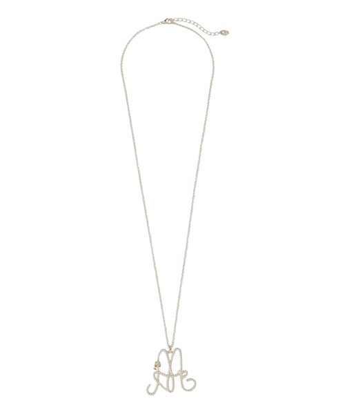 amaca（アマカ）の「花文字ネックレス（ネックレス・レディース・ゴールド・FREE）」の5枚目の写真